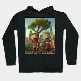 Groot Vs Atlanta Braves Atlanta Arboreal Hoodie